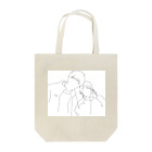 Pori Kissのカップルシルエット Tote Bag