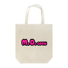 M.D.openのM.D.openピンクロゴ Tote Bag