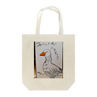 鳥、魚、動物のイラスト専門店のコォーッってなくハクチョウ Tote Bag