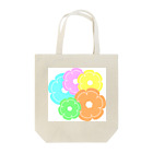 ジャンボリのパステルで可愛い花 Tote Bag