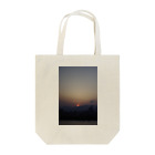 蒼い狐の夕焼け Tote Bag