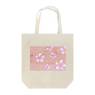 ゆるやかさんの桜のバッグ トートバッグ
