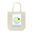 ジルトチッチのデザインボックスの常夏のトロピカルな花プルメリア Tote Bag