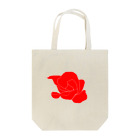 ミラくまの赤いバラのイラスト トートバッグ
