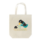 イラスト MONYAAT のネギを値切っている鴨カモかもB L Tote Bag