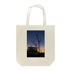 simoneの薄暮の建設現場 Tote Bag