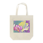 jun-hoshiの清らかな心・蓮の花 トートバッグ