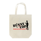 NAWOQIの店のBUNNY COP LOGO B&R Tote Bag