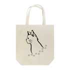 Cor Leonis SUZURI storeの猫と足跡 Tote Bag