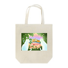 Ａｔｅｌｉｅｒ　Ｈｅｕｒｅｕｘのお城と白い猫 Tote Bag