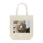 猫充商店のギリ起きてます。はく Tote Bag