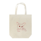 猫好きのみきのお店の猫カフェ猫さんユル描画 トートバッグ
