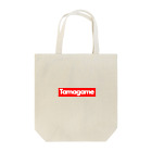 tamagame777のtamagameボックスロゴ赤 トートバッグ