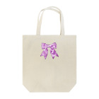 onikawa_babyのパープルリボン Tote Bag