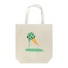 琥珀色に咲く花のチョコミントチョコちゃん Tote Bag