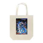 Michi Inabaの青炎龍Blue fire dragon Tote Bag