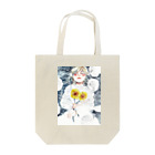紫陽花イラストレーター　オカサヤカ　グッズショップの『水面に笑う』©️オカ　サヤカ Tote Bag