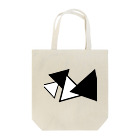 Alulim Official Shopのさんかく（white×black） Tote Bag