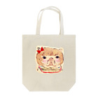 Kabapのフレンチブルドッグのカトリーヌちゃん🎀 顔型 Tote Bag