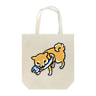 真希ナルセ（マキナル）の木彫りの熊風柴犬（赤柴） Tote Bag