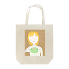 Junya MaruyamaのGood morning My morning begins with a cup of café au lait. Tote Bag