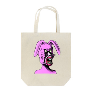 NFT風のウサギ ~Rabbit Face Is Scary~ Tote Bag