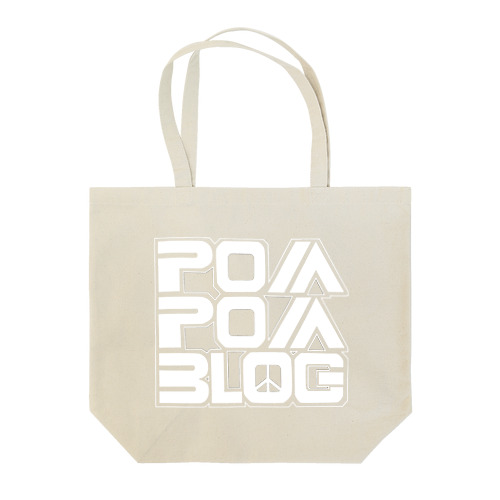 Pom City Four Logo（white） トートバッグ