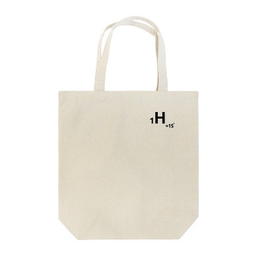 1.hydrogen(黒/表のみ) Tote Bag
