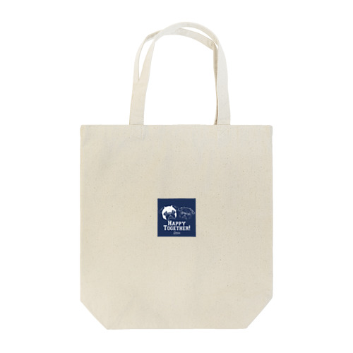 Happy Together Navy Tote Bag