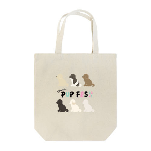 PUP FES スクエアロゴ Tote Bag
