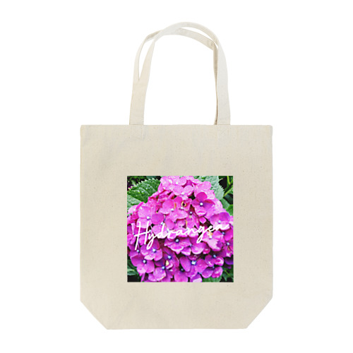 梅雨の日の紫陽花 Tote Bag
