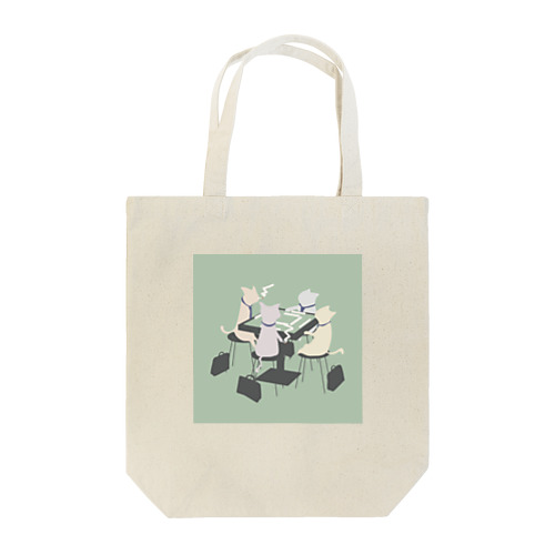 ねこ麻雀 Tote Bag