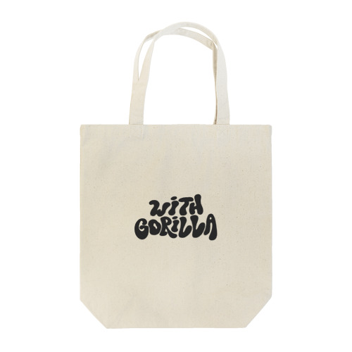 with Gorilla (hippie logo) Tote Bag