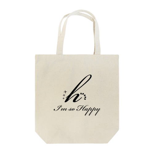 『Im so Happy』ロゴバッグ Tote Bag