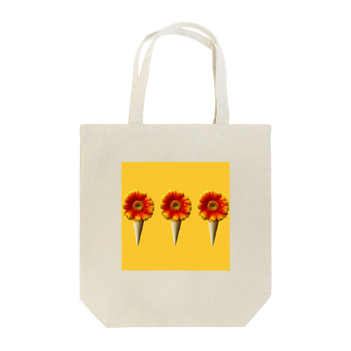 FLOWER CORN-Gerbera- YELLOW Tote Bag