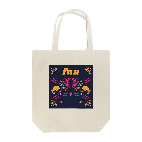 エスニックエレファント　fun Tote Bag