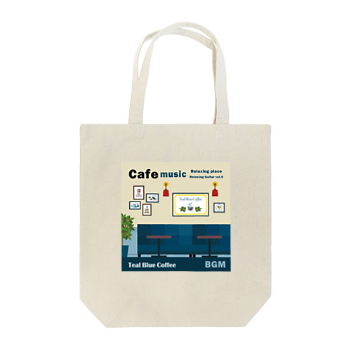 Cafe music - Relaxing place - Tote Bag