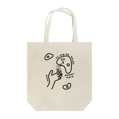 クライミング　人面ホールド・モノクロ Tote Bag