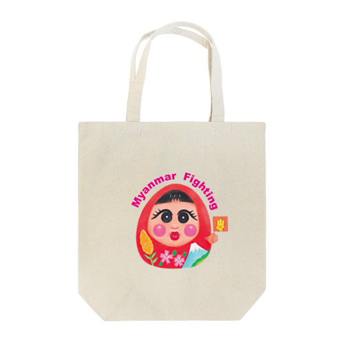 カラフルだるまちゃん Tote Bag