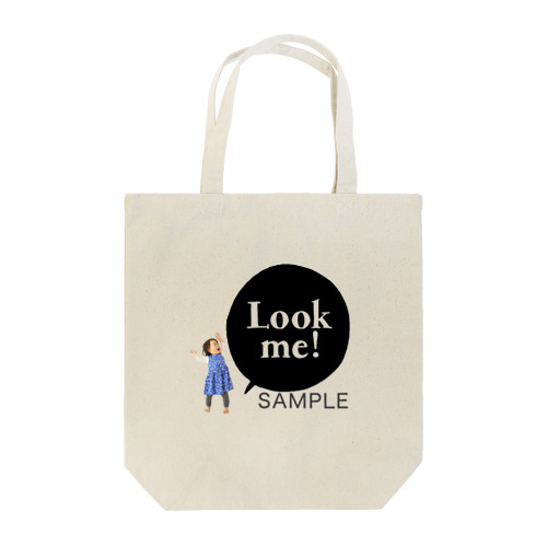 Look me! 　photoグッズ　ブラック Tote Bag