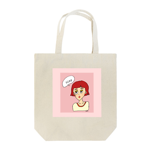 red hair girl Tote Bag