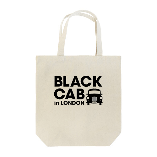 BLACK CAB in LONDON トートバッグ
