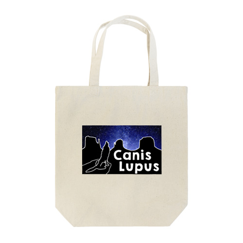 Canis Lupus Star Tote Bag
