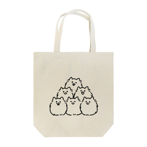 ポメラニアンピラミッド Tote Bag