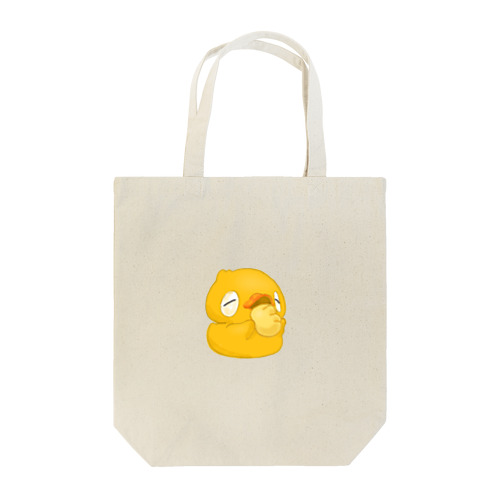 クリームパンをたべるあひる Tote Bag