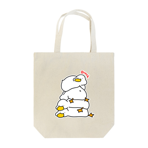 ４段積みあひるくん Tote Bag