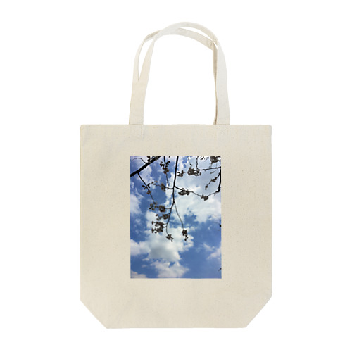 青空と桜のトート Tote Bag