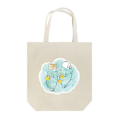 海とにゃんこ Tote Bag