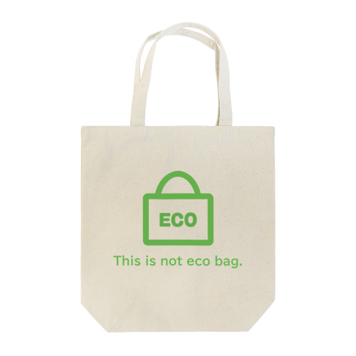 これはエコバッグではない Tote Bag