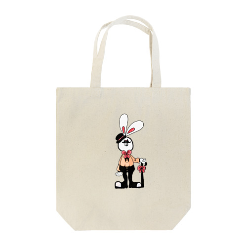 トートバッグ『うさぎ紳士』 Tote Bag